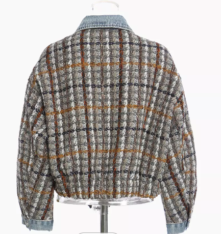 Tweed n Denim - Patchwork Jacket