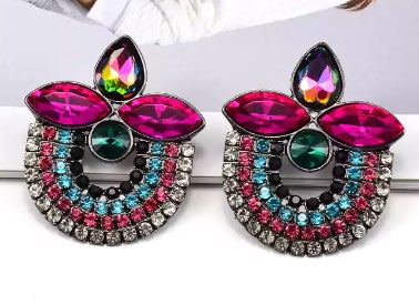 Socialite Crystal Jewel Earring