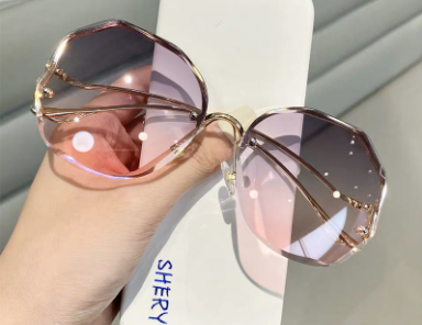 Jessica ~ Retro Oversized Gradient Sun Glasses
